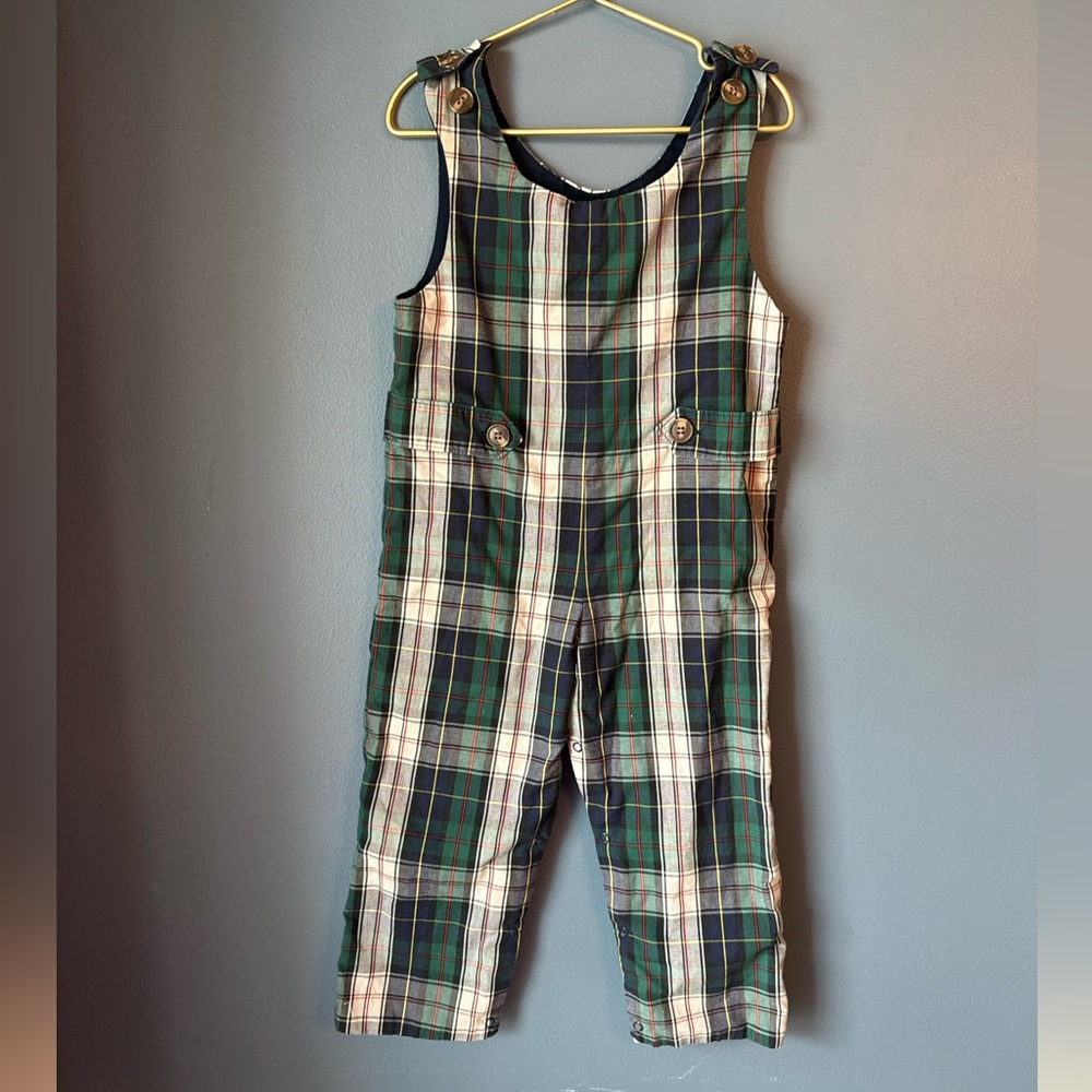 Beaufort bonnet company Plaid long all with‎ Button Details